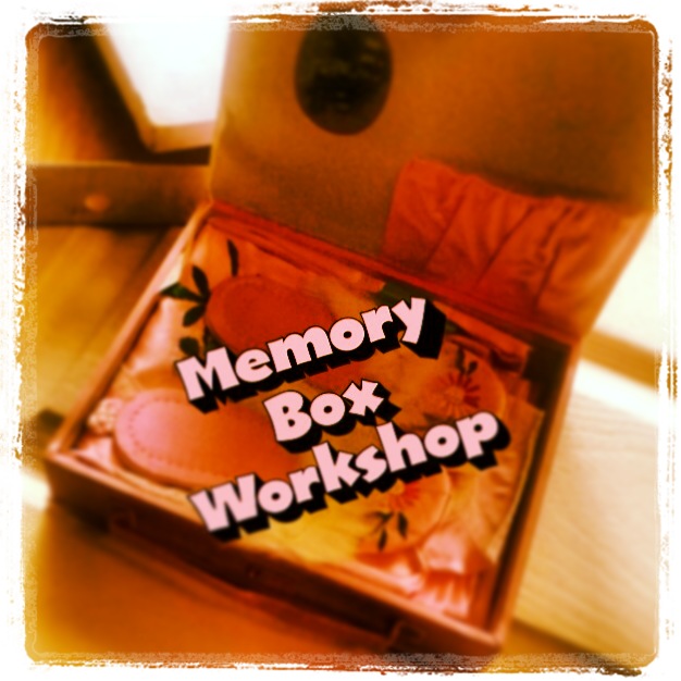 poster for memory box workshop