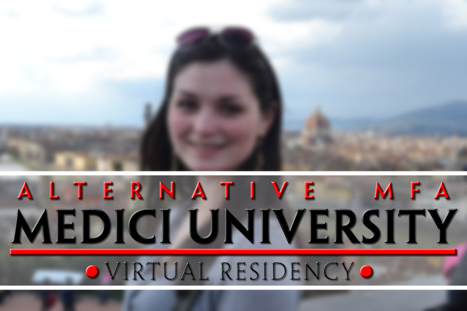 Medici University, Alternative MFA's, Virtual Residency poster